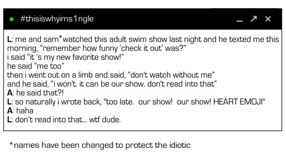 don't read into that