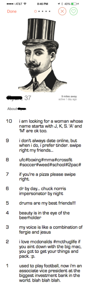 top 10 tinder taglines