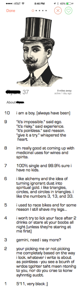 top ten tinder tag lines