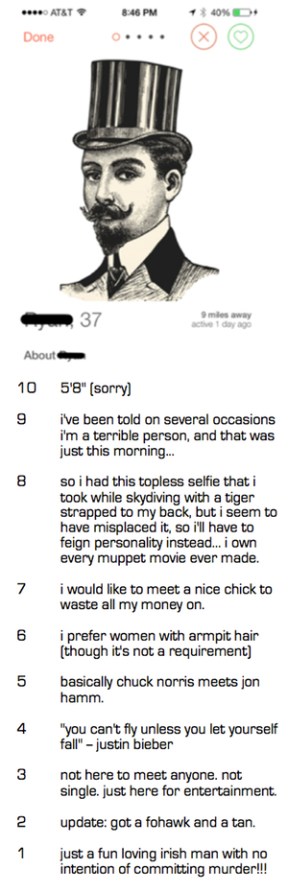 tinder top ten